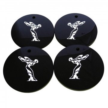 RR FLYING LADY HUB CAP BADGE KIT (FS49)