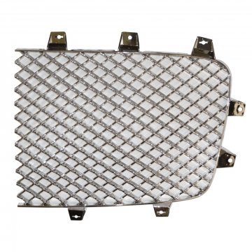 LEFT GRILLE MESH BRIGHT CHROME (GT & GTC W12 2012 on) (3W3853683P)