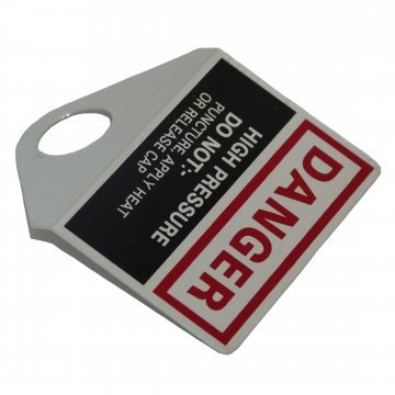 WARNING PLATE (Brake accumulator sphere) (UE10381)