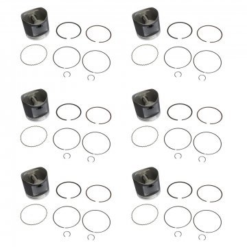 OMEGA PISTON AND RINGS (Standard size - set of 6) (UE2965OM)
