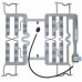 MAT PASSENGER DETECTION FRONT (2002-2010) (PW55024PAD)