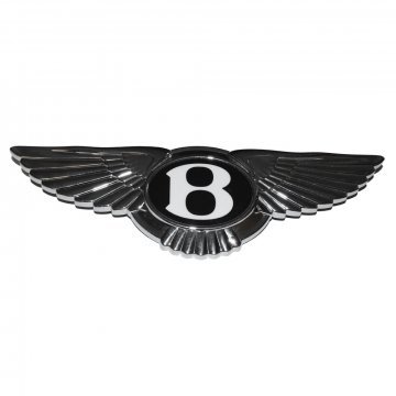 REAR TAILGATE BENTLEY WINGS BADGE WITH BLACK EMBLEM (Bentayga) (36A853630)