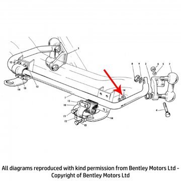 TOWING BRACKET FRONT SUBFRAME (UR18954)
