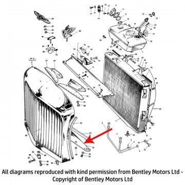 LOWER CLOSING PANEL RADIATOR SHELL (UR13560)