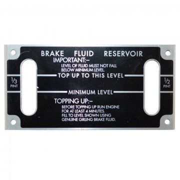 PLATE RESEVOIR FLUID LEVEL (UR13117P)