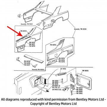 LH REAR QUARTER PANEL UPPER SECTION (PW60723)