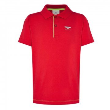 CHILDRENS POLO SHIRT - DRAGON RED (AGE 2-3) (BL1630A2)