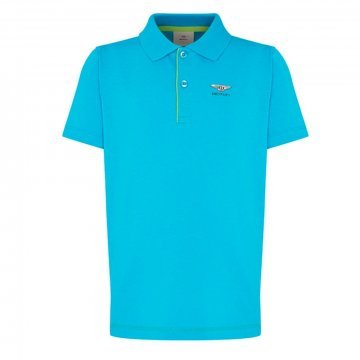 CHILDRENS POLO SHIRT - KINGFISHER BLUE (AGE 4-5) (BL1631A4)