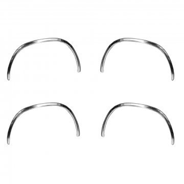 CHROME WHEEL ARCH MOULDING SET (Flared arch 4 Door models) (CHRMARCH1)