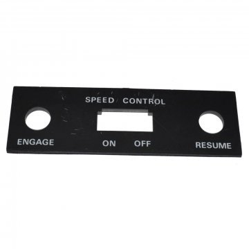 PICTURE PLATE (SPEED CONTROL SWITCHES) (UB31203U)