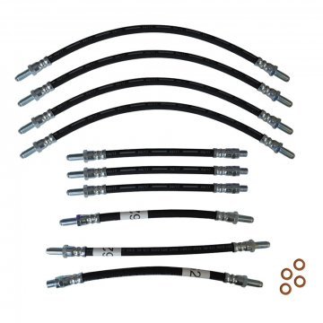 RHD FLEXI BRAKE HOSE KIT (10 HOSES) (SSRHBRKIT)