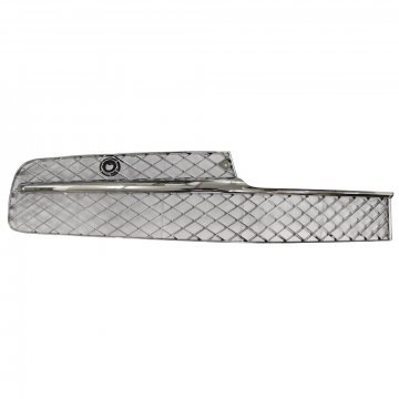 RH BUMPER GRILLE (No ACC - chrome mesh & chrome insert) (4W0807648J)