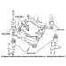 NUT (Front subframe mount - From 1977) (UR17829)