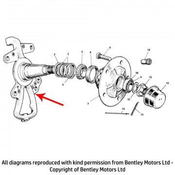 LH FRONT SUSPENSION UPRIGHT (UR19297)
