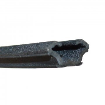 FRONT DROP GLASS CHANNEL SEAL (per metre) (From VIN 57001) (UT10516)