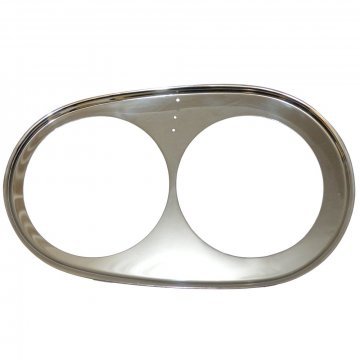LH CHROME BEZEL (Twin headlamps - Chinese Eye models) (727/1011U)