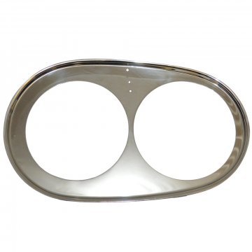 RH CHROME BEZEL (Twin headlamps - Chinese Eye models) (728/1011U)