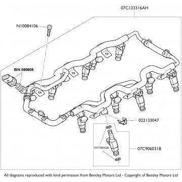 O RING (Fuel injector - 2 O rings per injector) (WHT005422B)
