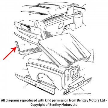 LH 'A' POST UPPER PANEL (PW50217)