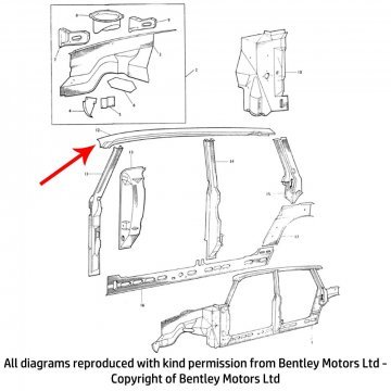 LH CANTRAIL PANEL (SWB) (112680121)