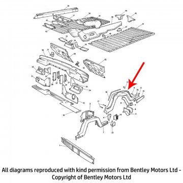 LH FRONT SIDEMEMBER (112600023)