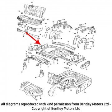 RH REAR SIDE MEMBER (333100108)