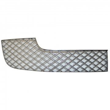 RH INNER BUMPER CHROME GRILLE (GT & GTC W12 - Bright chrome) (3W3807682HU)