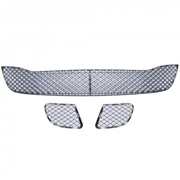 GT/GTC Speed 3 Piece Lower Grills Bright Chrome (2008-2011 Pre Facelift) - Not Supersports (3W8807667EKIT)