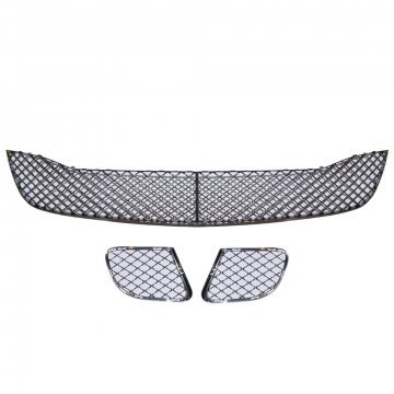 GT/GTC Speed 3 Piece Lower Grills DarkChrome (2008-2011 Pre Facelift) - Not Supersports (3W8807667GKIT)