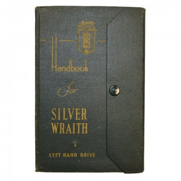 HANDBOOK FOR SILVER WRAITH - LEFT HAND DRIVE (HB-075)