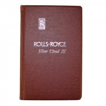 ROLLS-ROYCE SILVER CLOUD III HANDBOOK (TSD2001)