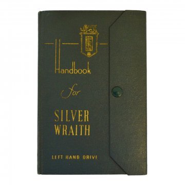 HANDBOOK FOR SILVER WRAITH - LEFT HAND DRIVE (HB-074)