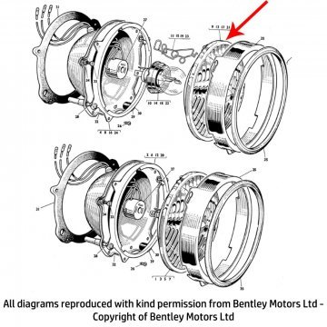 HEADLAMP INNER (halogen, France only) (UD20619)