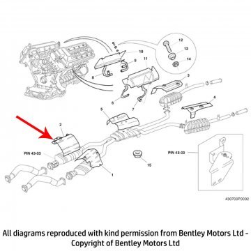 RH HEATSHIELD (catalyst ) (PJ20482PG)