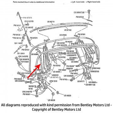 LH HOOD FRAME CONTROL ARM (UB89883)