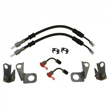 REAR BRAKE HOSE KIT (2000 on for vehicles fitted with original braided hoses) (JNV698996)