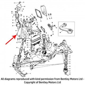 STEERING DAMPER & IDLER HOUSING (RHD) (UR14524)
