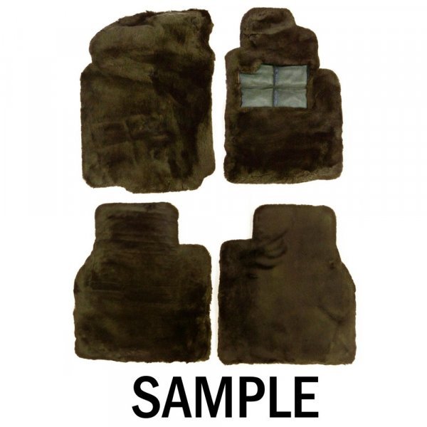 SET OF LWB LAMBSWOOL RUGS (RHD Silver Shadow & Bentley T models) (UW15064P)