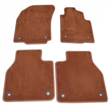 CONTINENATL FLYING SPUR RHD 2005-2006 COGNAC OVERMATS SET (3W5863691AP1FT)