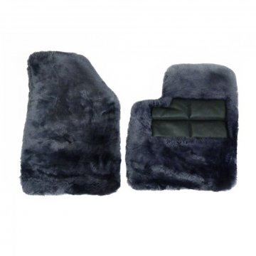 LAMBSWOOL RUGS x 2 - NAUTIC BLUE (3W1863691S1BM)