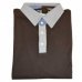 HERITAGE RUGBY SHIRT - BROWN/GREY