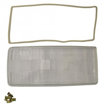 LH HEADLAMP GLASS & SEAL LHD (CD6119)