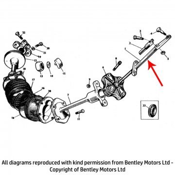 LOWER STEERING COLUMN LINK (UR13746)