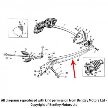 LEVER BRAKE PEDAL (UR14973)