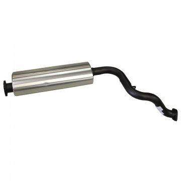 SILENCER, FRONT, LH (MILD STEEL) (RE13368P)