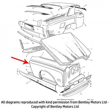 LH FRONT WING ASSEMBLY (PW55541)