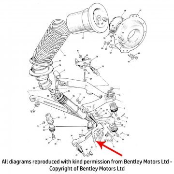 BRACKET UPPER FRONT SUSPENSION LEVER (LH) (UR14780)