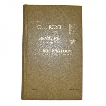 OWNERS' HANDBOOK - SILVER SHADOW & BENTLEY T SERIES 2 DOOR SALOON (PRIOR TO 5001 - COUNTRIES EXCEPT USA & CANADA) (TSD2252)