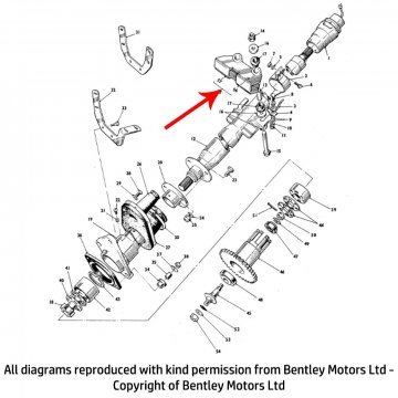 SUPPORT BRACKET STEERING COLUMN (UR17570)