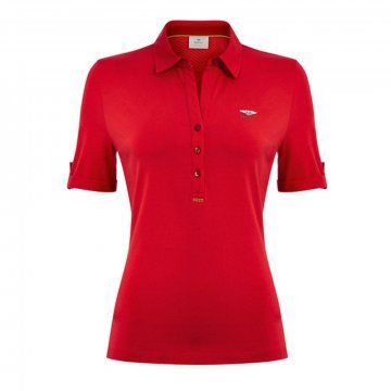 LADIES POLO SHIRT - XLARGE (DRAGON RED) (BL1636XL)
